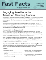 thumbnail of Engaging Families in Transition Planning pdf