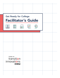 Thumbnail of Get Ready for College Facilitator's Guide