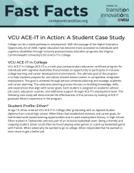 thumbnail of VCU ACE-IT in Action: A Student Case Study pdf