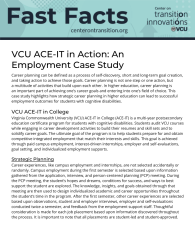 thumbnail of VCU ACE-IT in Action: An Employment Case Study pdf